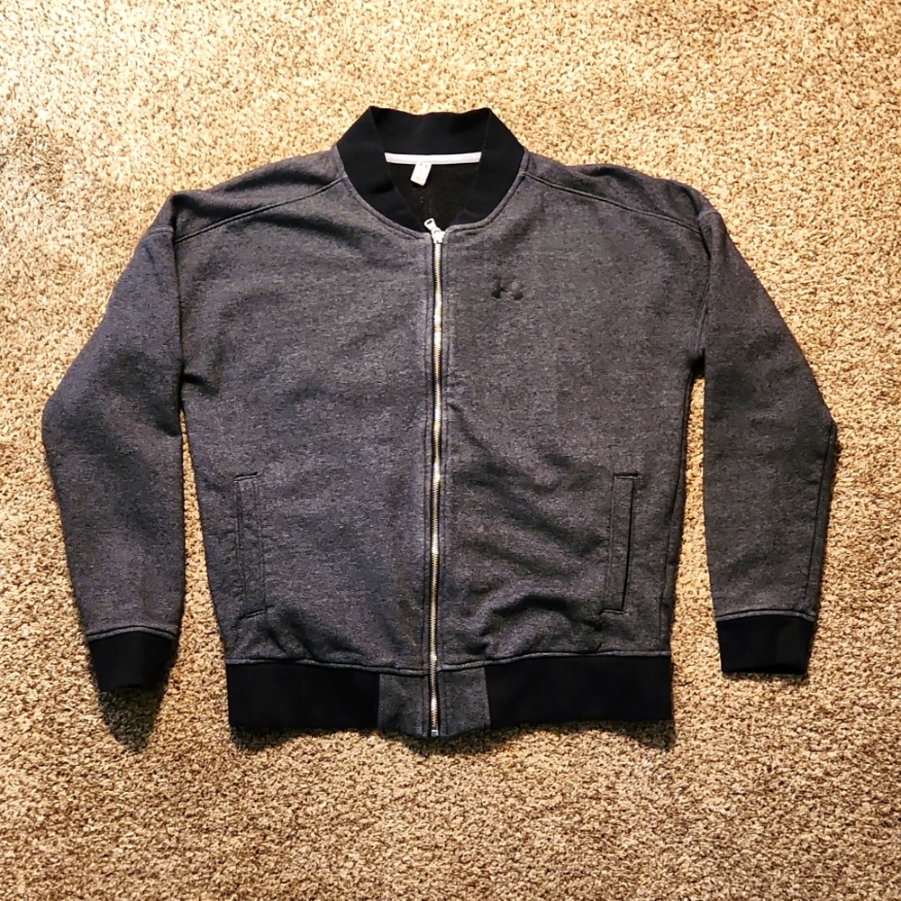 Women's Medium Under Armour Threadborne Fleece Bomber